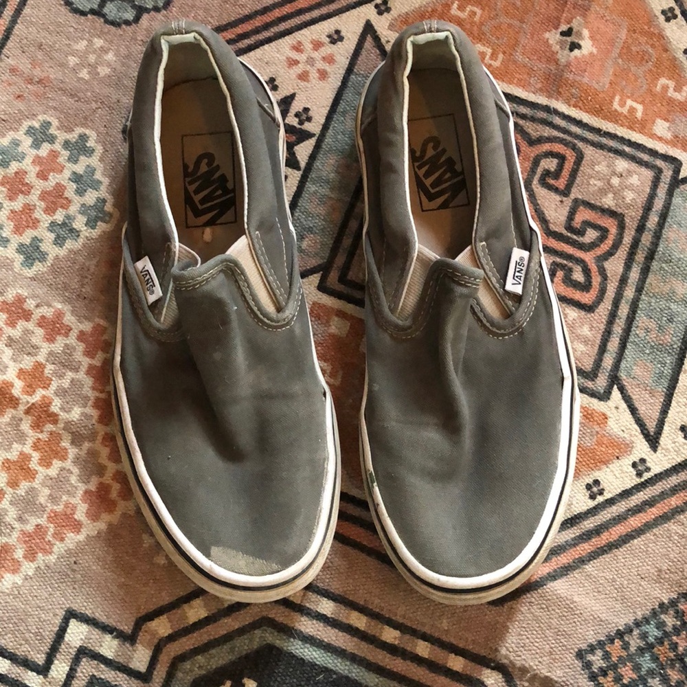 Grey Slip on Vans